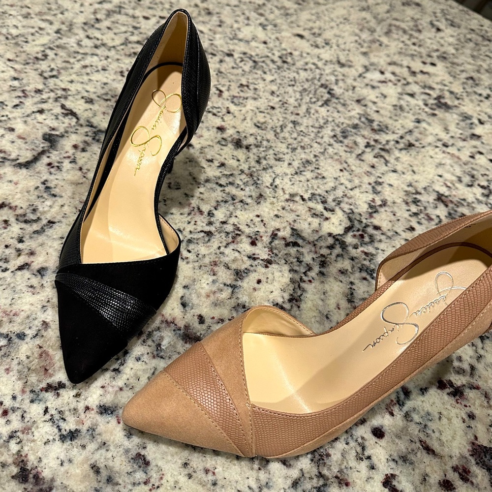 Two Pairs of Jessica Simpson Heels Brand New